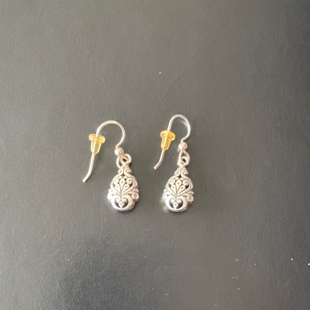 Brighton contempo Silver Ornate Earrings